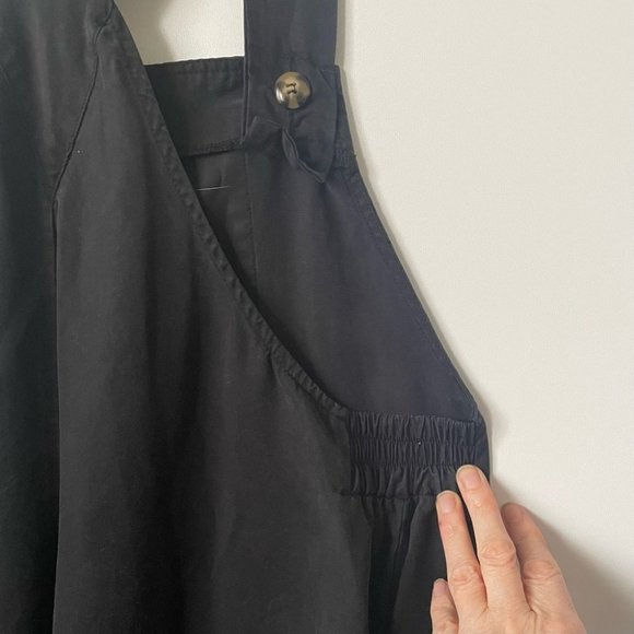 Smash + Tess Black Tencel Romperalls, Small - Picture 8 of 11